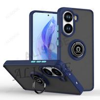 Kickstand Funda for POCO X7 Pro Case Armor Ring Holder Protective Cover for Xiaomi Redmi Turbo 4 Shockproof Case for POCO X7 Pro tamsiai mėlyna spalva