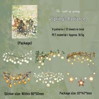 Starry Brilliance Sea-Themed Colored Stickers Pack for Journals