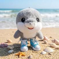 Tungtungtung Italian Brainrot Al Tralalero Tralala Plush Doll  Anime Plush Plushie Stuffed Soft Pillow Toy Birthday Gift For Kid mėlyna