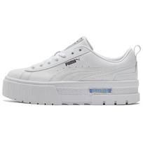 PUMA Mayze Lth Iridescent Riedlentės Batai Moteriški Balti 387269-01 36 white