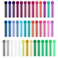 40 vnt. Ligatūrinės vielos breketams - Daugiaspalvės dantų ortodontinės ligatūrinės vielos breketams - Elastinės O-žiedo gumelės 40pcs blue