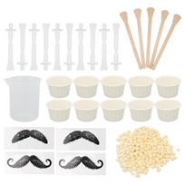 Nose Wax Kit Skin Friendly Effective Nose Hair Remover with Wax Beans Nose Hair Sticks for Nose Hair Removal