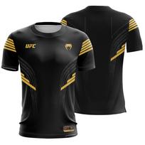 Summer Gym Uniform Men's UFC Boxing Fighting Competition Jersey Casual Breathable Fashion Fitness Short Sleeve T-shirt For Male S