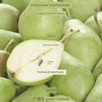 A Fruity Apple Toilet Air Freshener with a Juicy Scent, Solid Fragrance for Home Air Purification, High Aesthetic Value Bathroom Fragrance [Qinrun Pear] beige