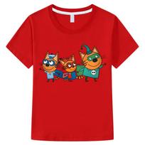 Kid-e-cats New Cute Kids Tshirt Cartoon Print Girls T-Shirts Summer 100%cotton Fun Boys T Shirt Fashion Toddler Short Sleeve Anime T-shirt 100