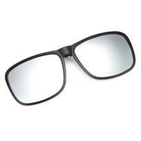 Clip Polarized Sunglasses Square Men Clip On Glasses Flip-up Frames Sunglasses Covers Blue Night Vision Color Lens 2024 Polarized mėlyna