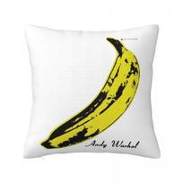 Andy Warhol Banana Velvet Underground Square Pillowcase Pillow Cover Cushion Zip Decorative Comfort Throw Pillow for Home Sofa 30x30 cm 12x12 in