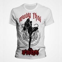 Muay Thai Fitness 3D Sport Print Quick-dry Breathable Men Tshirt Street Boxing Jiu-jitsu Team Training S gray