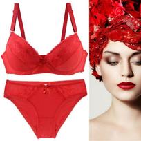 Source bra large size sexy lace splicing has steel rings to gather women's underwear manufacturers 75B