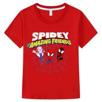 Spidey and His Amazing Friends T shirts Kids New Cool Boys Girls Tee shirt Children Cotton SoftClothes parent child Kid TShirt 110