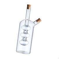 Aliejaus ir acto dozatorius, 70 ml 300 ml skaidraus stiklo sojos padažo butelis virtuvės konteineriui white