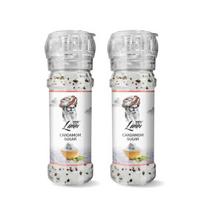 Lunn Cardamom Sugar with Grinder, 60g each (Pack of 2) white