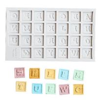 Bunting Alphanumeric Mould Silicone Mold Fondant Cake Tool Gumpaste Sugarcraft