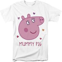 Peppa Pig Mother's Day Mummy Pig Unisex Adult T Shirt S balta