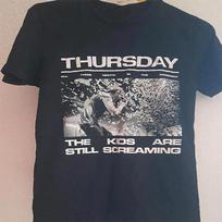 Thursday band THE KIDS ARE STILL SCREAMING black T-shirt All sizes 2F589 XL