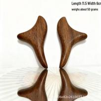 Green Sandalwood Meridian Full Body Massage Brush brown