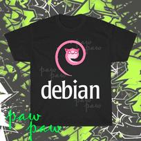 Brand New Linux Debian Logo American T-Shirt Funny Size S to 5XL 3XL