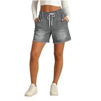 Womens High Waisted Jeans Stretchy Flared Straight Leg Loose Trendy Hem Denim Pants XXXL