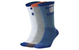 Nike Mid Calf Socks Unisex 3 Pack CK6569-902 S blue