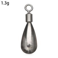 High Quality Quick Release Casting Tear Drop Shot Weights Sinker Fishing  fall Hook Connector Line Sinkers