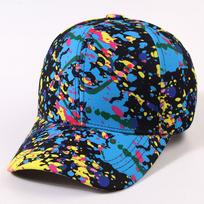Graffiti Printed Baseball Cap Women'S Summer Adjustable Snapback Hip Hop Street Style Casual Sunshade Youth Hat 56-58cm