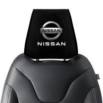 Automobilio sėdynės galvos atramos užvalkalas Apsauginis nuo dulkių Dangtelis Apsauginės priemonės Individualus logotipas Nissan qashqai j11 j10 tiida juke Priedai juoda