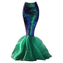 Anime Sexy Mermaid Ariel Princess Costumes Women Tail Costume Cosplay Party Sparkling Panel Sequin Skirt Halloween Fancy Dress Q less