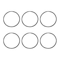 Pack of 6 Rubber O Rings Water Filter Replacement High Temperature Resistant Seals for Home and Industrial Filtrations 1