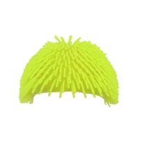 High Elastic Funny Swimming Cap Sea Urchin Shape Spiky Ball Prank Hat  Water Activities geltona