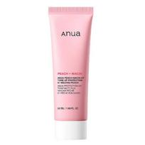 Anua Peach Niacinamide UV Tone-Up Protection Sunscreen SPF50+ PA++++ Brightening Sun Cream 50ml white