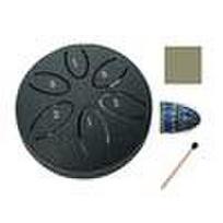 Steel Tongue Drum for Kids 3 Inches 6 Notes Mini Rain Drums Outside Rain Music Maker with Mallets And Music… More