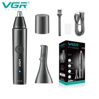 Original VGR 613 2in1 Hair Removal Nose Hair Trimmer for Men Women Grooming Beard Electric Ear Cleaner Eyebrow Trimmer for Face Body IPX 5 Waterproof juoda
