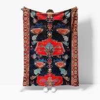 Vintažinis turkiškas kilimas Kilim švelnus vilnos grindų kilimas Rankų darbo lovos užtiesalas Dekoratyvinis pagalvės užvalkalas 75x90cm black