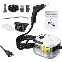 1200W Portable Handheld Steam Cleaner 15s Quick Heat 105 celsius Celsius221 Fahrenheit  High Temperature Steam Cleaning Machine with 1200ml Water black
