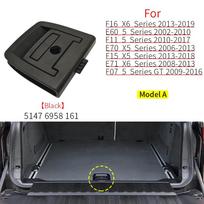 For BMW X5 X6 for BMW E70 E71 F15 F16 Trunk Tail Cover Bottom Plate Mat Floor Carpet Handle Spare Tire Cover Lock 51479120283 beige