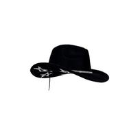 Kids Hat with Star Decoration - Western Costume Party Hat for Boys Girls One Size