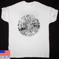 Aphex Twin Collapse EP Album White Short Sleeve T Shirt Full Size XL gray