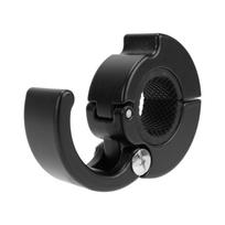 Universal Foldable Handlebar Hook for Electric Moped Storage Black