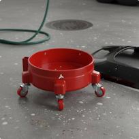 Car Wash Bucket Cart Multifunctional Wheeled Stand 360Degree Swivel Wheels for Auto