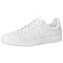 LOUIS VUITTON Luxembourg Monogram sportbačiai 'Balti' 1A8QEN 43.5 white