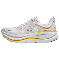 HOKA ONE ONE Bondi 9 Abrasion Resistant Low top Running Shoes Women's White Sneakers 1162012-WGRT 36 balta