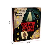 Mysteries Of Unknown Cryptid Advent Calendar Monsters Legends Pendants Mythical Creature Ornaments Christmas Gift for Adult China Mainland beige