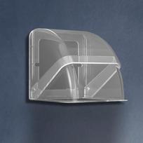 Outdoor socket cover, bathroom appliance plug waterproof cover, power socket rainproof box pilka spalva