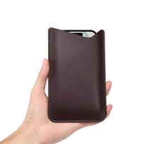 Universal PU Leather Fabric Mobile Phone Bag For iPhone 16 15 14 13 12 Pro Max Samsung Xiaomi Huawei Protective Cell Phone Pouch 16 CM-9.5 CM kava