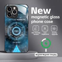Classic game Detroit Become Human  Phone Case For iPhone17 16 15 14 13 12 11 X XR XS 8 Plus Mini Pro Max Glass Magnetic Case iPhone 12 mini white