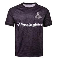 25-26 Doncaster Rovers FC Namų ir Išvykos Futbolo Marškinėliai 3D Spausdinti Patogūs XXS black