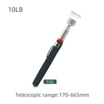 Ištraukiamas magnetinis paėmimo įrankis su teleskopiniu kotu ir veidrodėliu automobilių remontui 10LB juoda