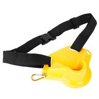 Sea Fishing Rod Holder Waist Belt with Thick Sponge for Anchoring & Lure Fishing KL-14 geltona