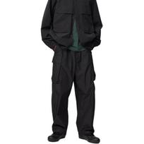 UNIQLO Laisni Kasdieniai Madingi Darbiniai Kelnės Unisex Apatiniai 482883-09 XL black