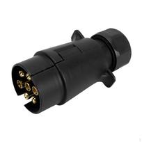 Trailer Sockets Electrics Plug Adapter Accessories Towing Parts European Standard Blade 7 Pin for black